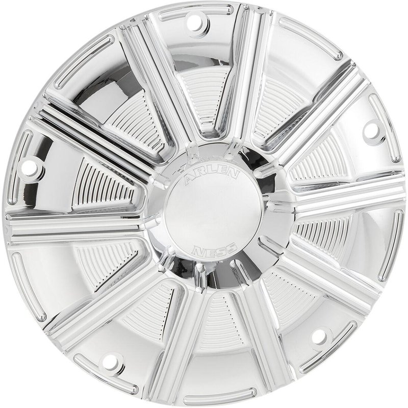 700-017 - Arlen Ness 10-Gauge Derby Cover For Harley Davidson FLD 1690 2012-2013 - Chrome