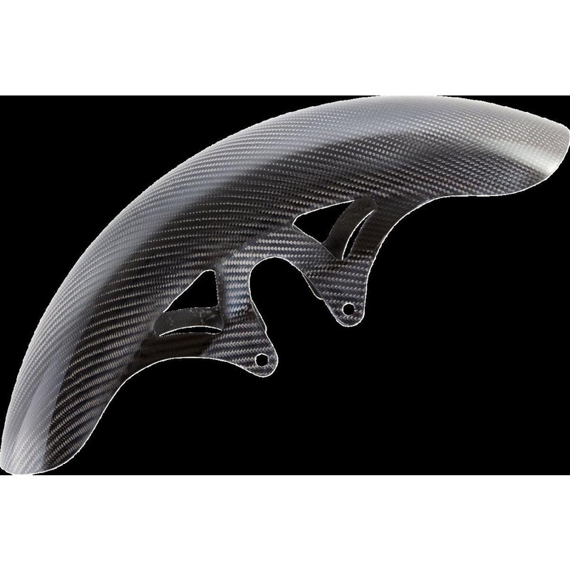 210-033 - Arlen Ness Carbon Fibre 19" Pro Sport Fender For Harley Davidson FLHR 1450 1999-2003 48cm (19") Front - Black