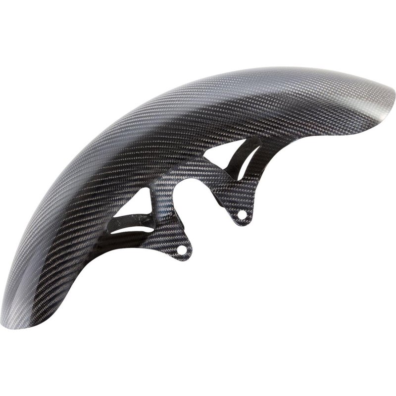 210-034 - Arlen Ness Carbon Fibre 19" Pro Sport Fender For Harley Davidson FLH 1868 2021 48cm (19") Front - Black