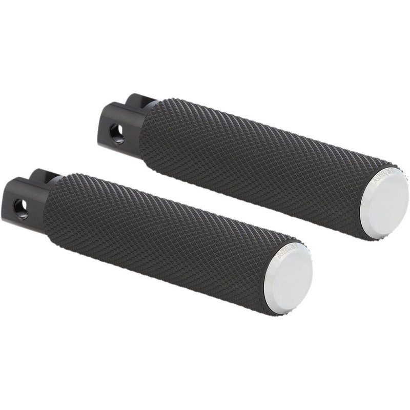 07-940 - Arlen Ness M-Eight Fusion Footpegss For Harley Davidson FLFBS 1868 2021-2024 - Black/Chrome