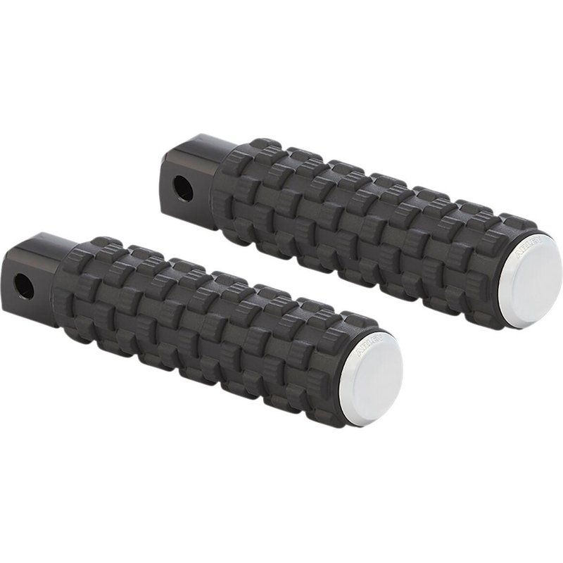 07-967 - Arlen Ness M-Eight Fusion Footpegss For Harley Davidson FLDE 1750 2018-2020 - Black/Chrome