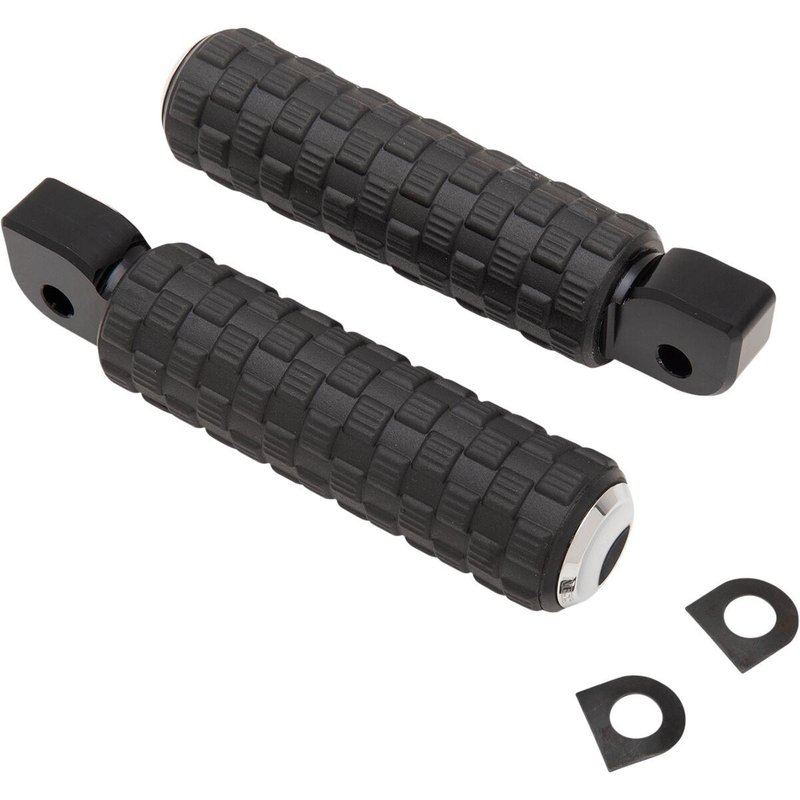 I-1306 - Arlen Ness Fusion Footpegss For Indian Scout 60 2016-2022 - Black/Chrome