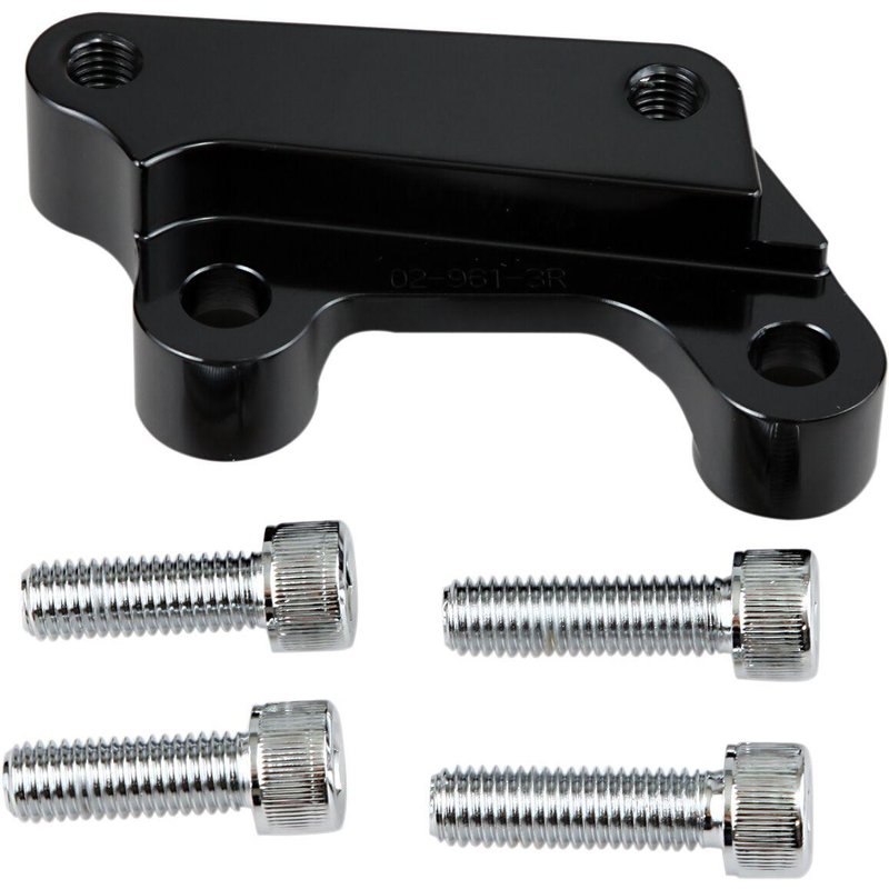 02-977 - Arlen Ness 14" Brake Caliper Adapter Kit For Harley Davidson FLHRXS 1868 2023 Right - Black