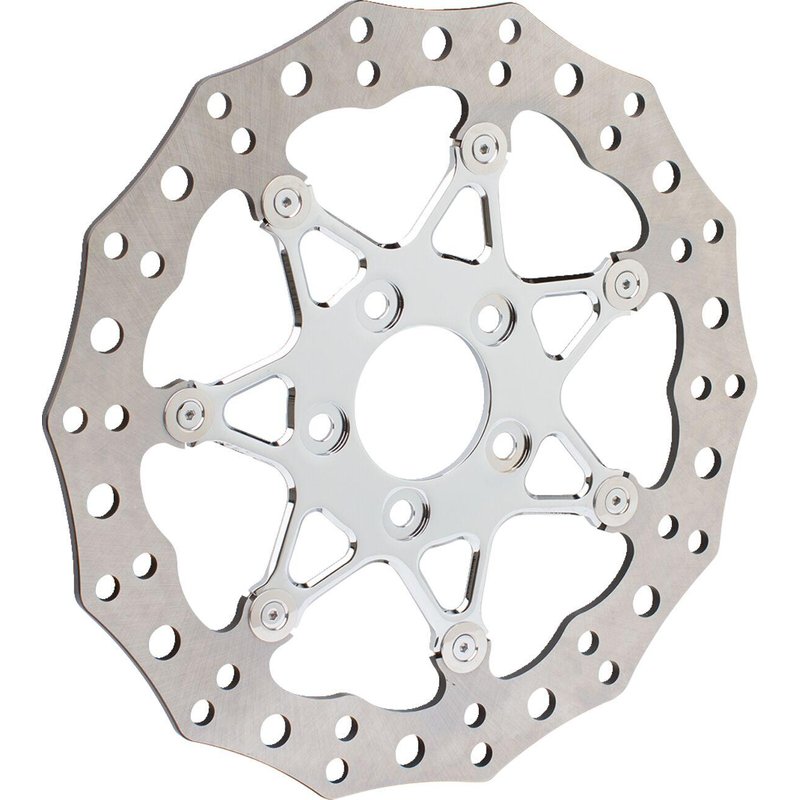 33-10102-202 - Arlen Ness Two-Piece Floating Brake Disc For Harley Davidson FLD 1690 2012-2013 - Front