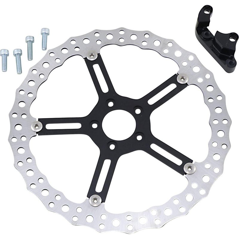 02-996 - Arlen Ness Big Brake Jagged Floating Brake Disc Kit For Harley Davidson FXBB 1750 2018-2020 - Front