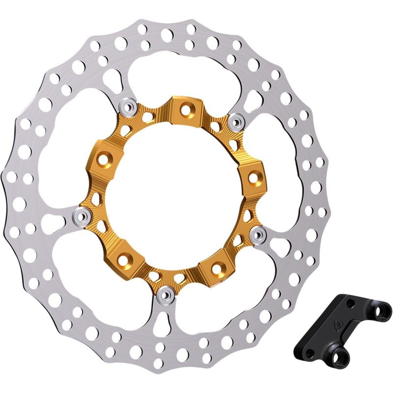 300-006 - Arlen Ness Big Brake 14" Full Floating Brake Disc Kit For Harley Davidson FLH 1868 2021 - Front Right