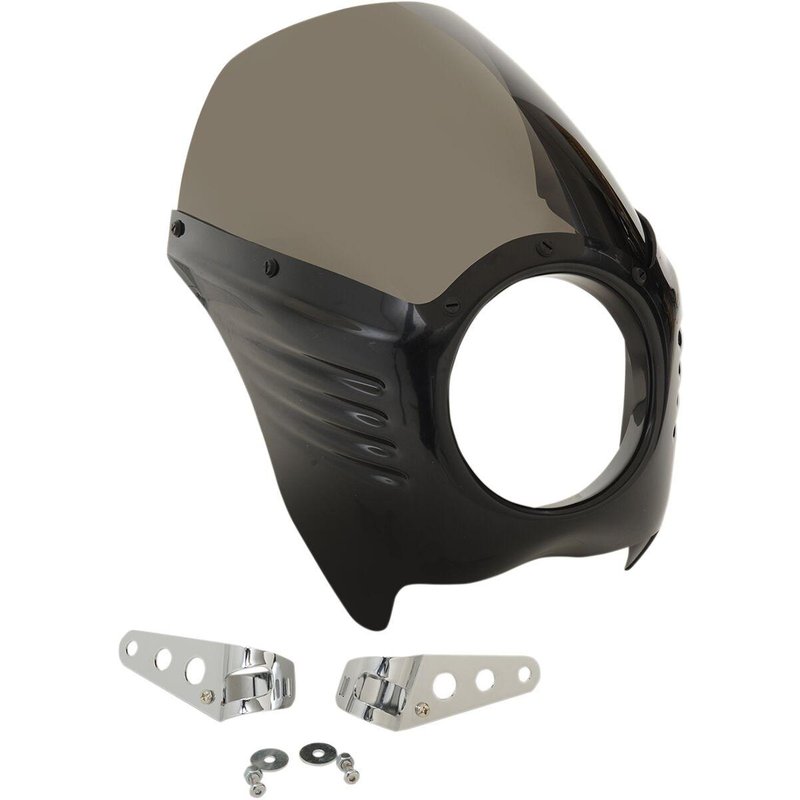 06-043 - Arlen Ness Louvered Fairing Kit For Harley Davidson FX 1200 1971-1979 - Black