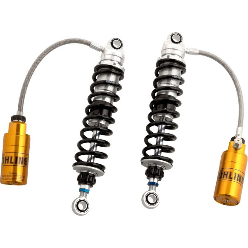 HD 357 - Ohlins STX Shocks - Harley Davidson FLTRX1690 Road Glide Custom 2011-2013 - Black