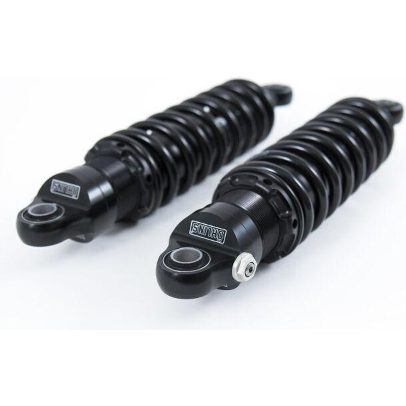 HD 762 - Ohlins Twin Shocks STX36D line For Harley Davidson FLD 1690 2012-2013 Rear - Black