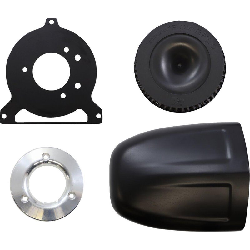 606-0100B-SB - Cobra PowrFlo Air Intake Kit For Harley Davidson FLHR 1584 2008-2011 - Black