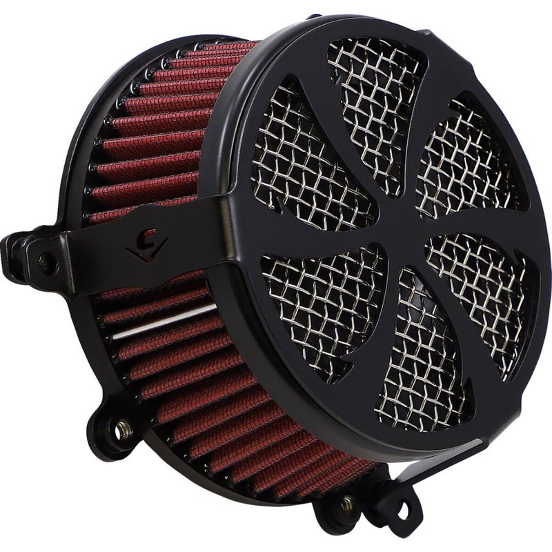 606-0100-01B-SB - Cobra Air Cleaner Kit For Harley Davidson FLHR 1584 2008-2011 Swept - Black