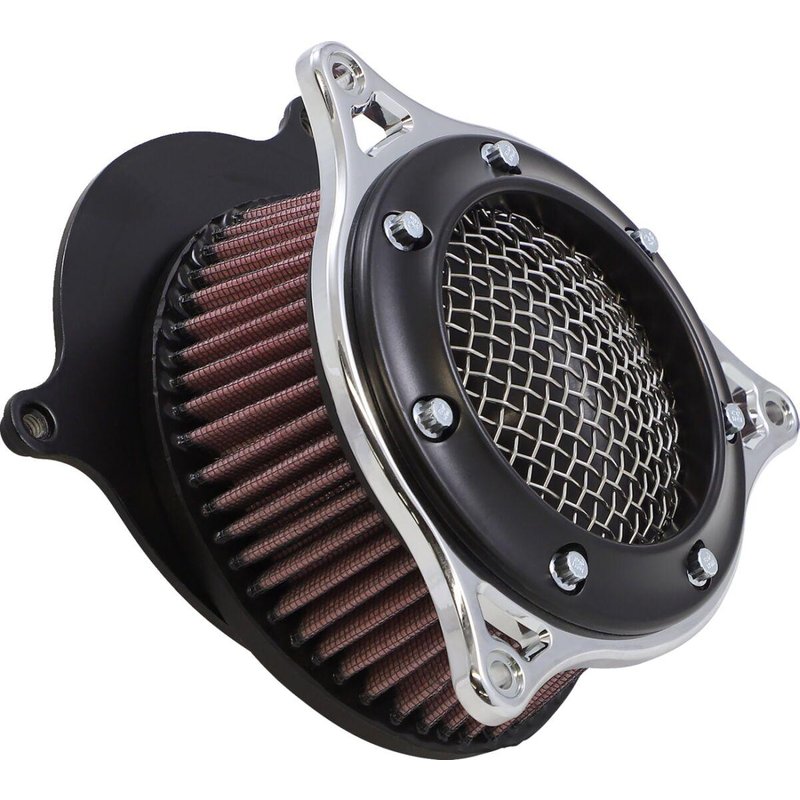 606-0102-05BC-SB - Cobra RPT Air Intake Kit For Harley Davidson FLD 1690 2012-2013 - Black/Chrome