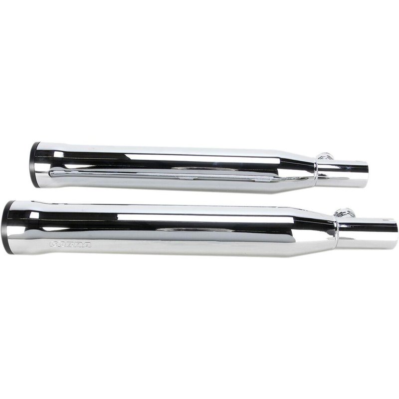 6054 - Cobra Silencers with Race Pro Tips For Harley Davidson FLHRS 1450 2004-2006 - Chrome