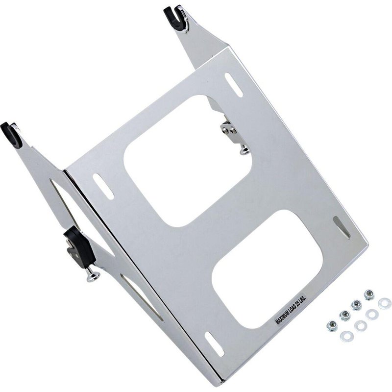 602-2702 - 602-2702 - Cobra 2-up Tour Pack Mount - Harley Davidson FLTRXST 1923 2022-2023 - Chrome/Silver