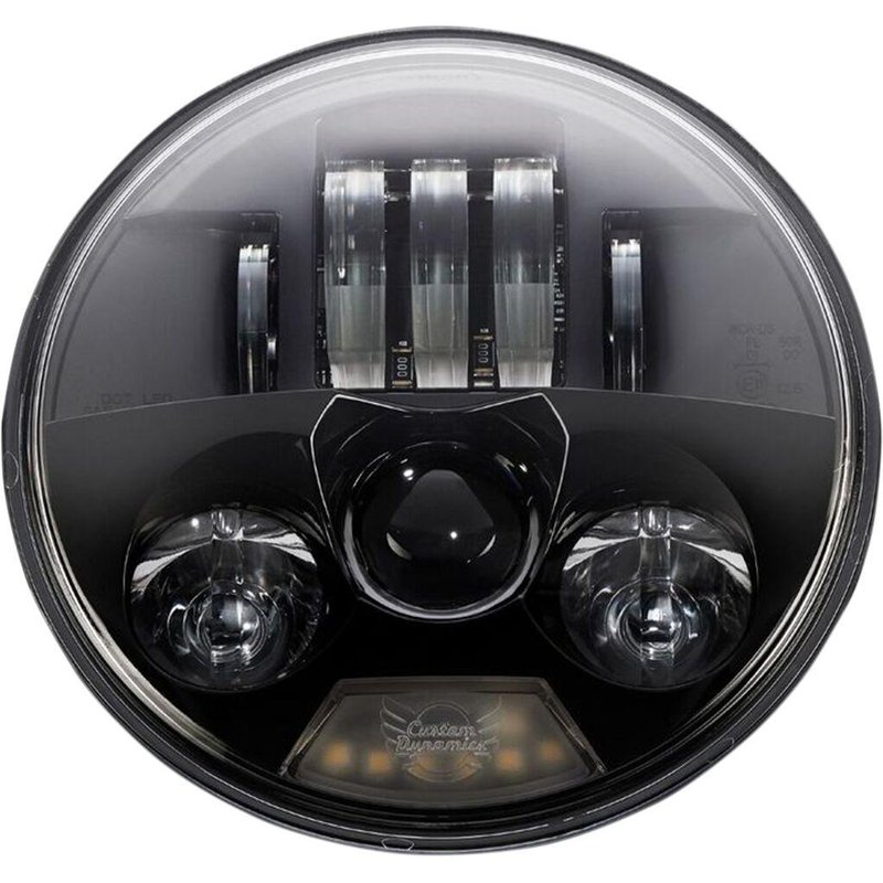 PB-575-B - Custom Dynamics 5-3/4" ProBeam LED Headlamp For Harley Davidson FLST 1340 1987-1990 Black