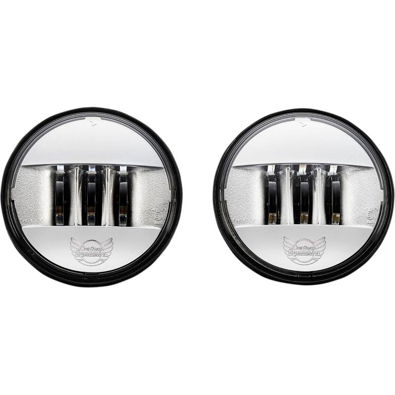 PB-45-C - Custom Dynamics ProBeam LED Passing Lamp For Indian Chief 111 2015-2020 Chrome