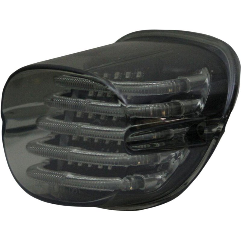 PB-TL-SB-S - Custom Dynamics ProBeam Squareback LED Taillight Kit For Harley Davidson FLD 1690 2012-2013 Smoke