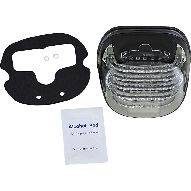PB-TL-LPBW-S - Custom Dynamics ProBeam Low Profile LED Taillight with Bottom Window For Harley Davidson FLD 1690 2012-2013 Rear Smoke