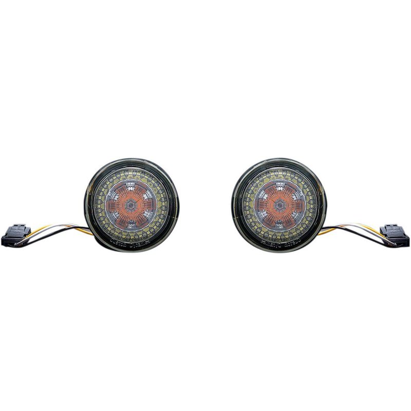 PB-AW-JAE - Custom Dynamics ProBeam Amber/White Dynamic Ringz For Harley Davidson FLHTCUTGSE 1923 2020-2022 Smoke