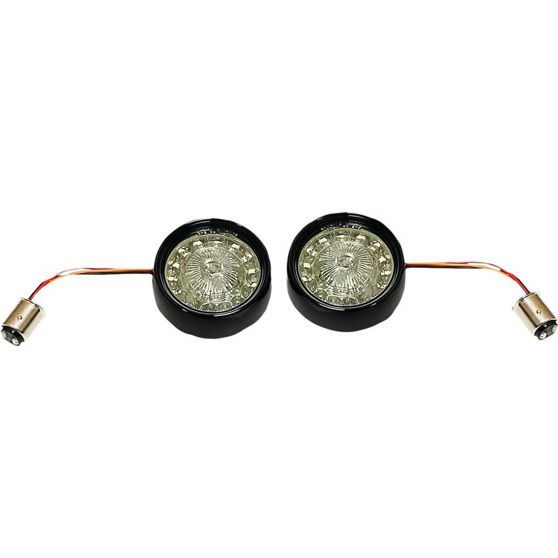 PBBB-RR-1157BS - Custom Dynamics Turn Signal Insert For Harley Davidson FLFB 1750 2018-2020 Rear Black Smoke