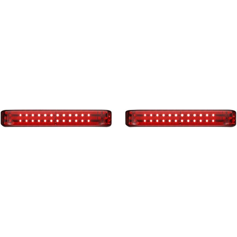 PB-SB-BCM-BR - Custom Dynamics ProBeam Bagz LED Saddle Bag Lights For Harley Davidson FLHR 1690 Red