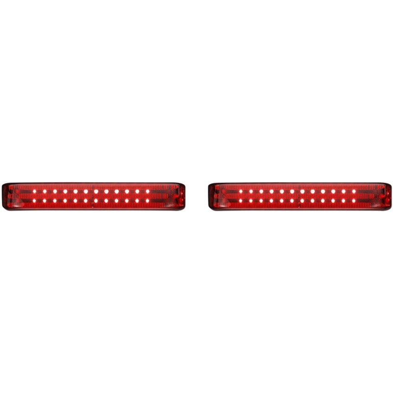 PB-SBSEQ-SS6-BR - Custom Dynamics ProBeam LED Sequential Bagz Saddlebag Lights For Harley Davidson FLHX 1584 2010-2011 Red