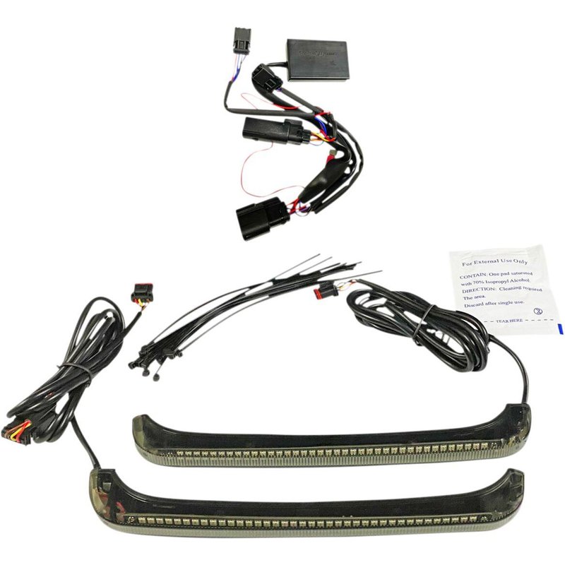 CD-LPDC-BCM-S - Custom Dynamics LED Low-Profile Bagz Accent Lights For Harley Davidson FLHRXS 1750 2017-2018 Rear Smoke