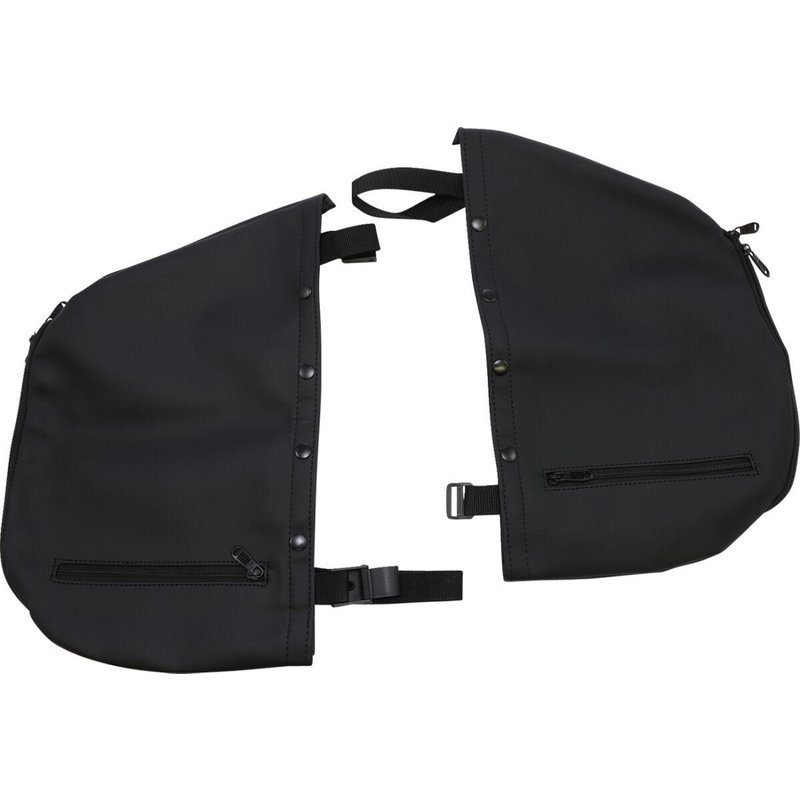 713LS8 - Saddlemen Soft Fairing Lower Set With Storage Pouch For Harley Davidson FLHR 1340 1994-1998 - Black