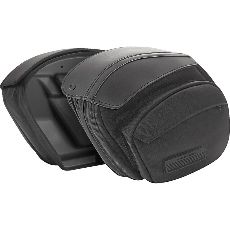 EX000968S - Saddlemen DXT Saddlebags For Harley Davidson FLFBS 1868 2022-2024 - Black