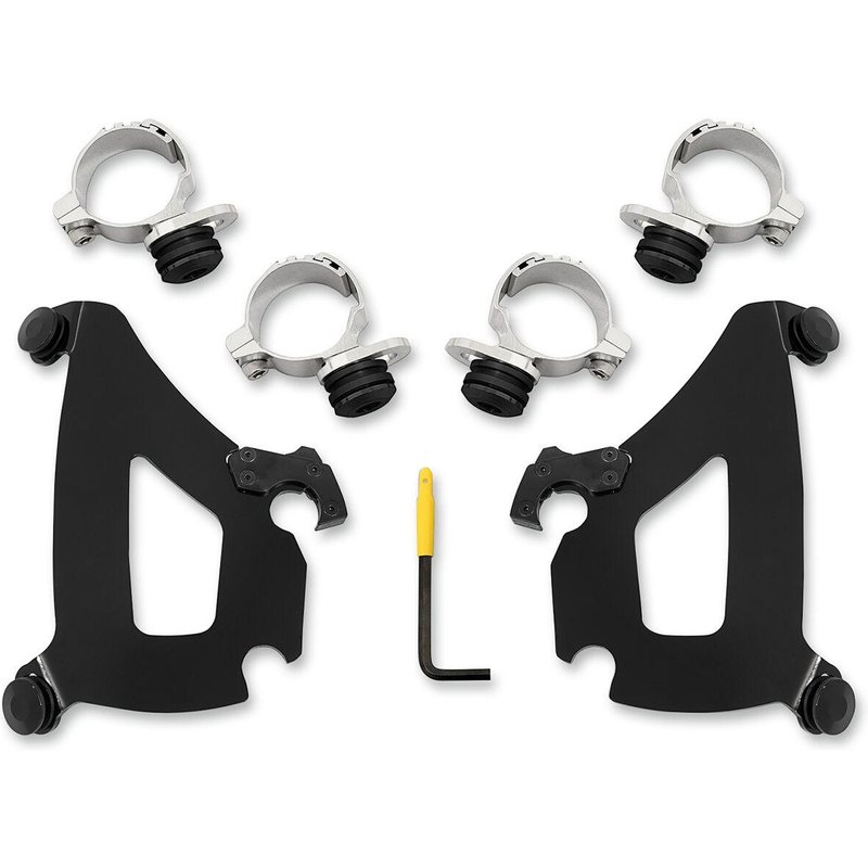 MEB2026 - Memphis Shades Bullet Fairing Mount Kit For Indian Scout 60 ABS 2016-2024 - Black
