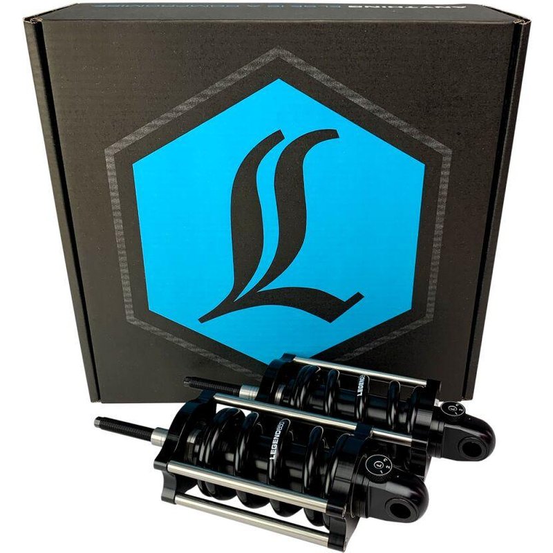 1310-1973 - Legend Suspension REVO-A Adjustable Softail Coil Suspension Shocks For Harley Davidson FLS 1690 2012-2016 Rear