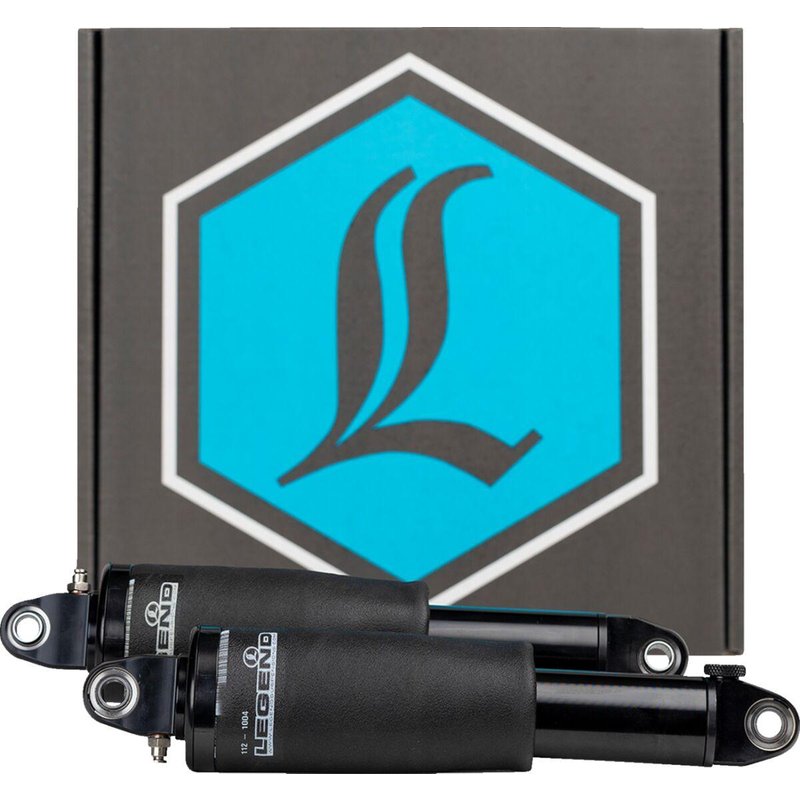 1311-0155 - Legend Suspension Air-A Adjustable Tri Glide Air Suspension Shocks For Harley Davidson FLHTCUTG 1750 2017-2018 Rear