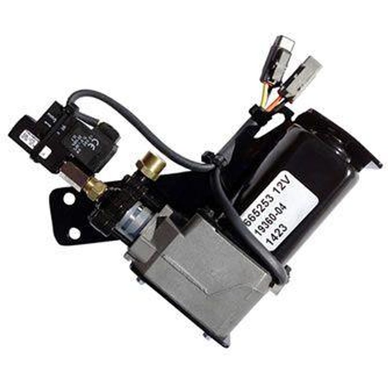 500-0013 - Legend Suspension Compressor Assembly Air For Harley Davidson FLD 1690 2012-2013 Rear - Black