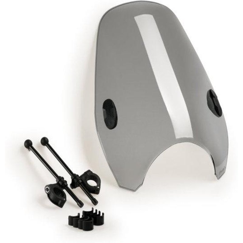 0336H - Puig Custom II Screen For Suzuki 125 XT 1999-2000 - Light Smoke