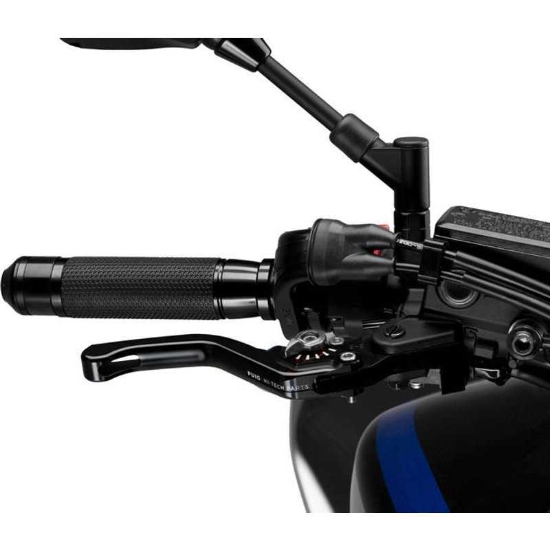 130NP - Puig Short V3 Brake Lever For Ducati 1098 2007-2008 - Black With Silver Selector