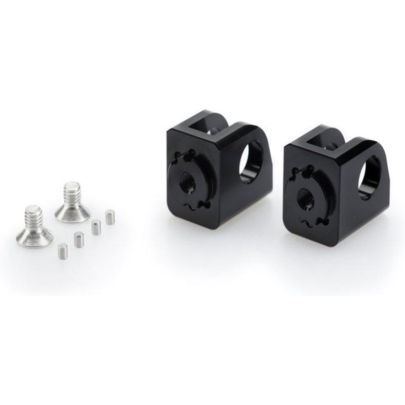 20272N - Puig Adjustable Footpeg Adaptors For Kawasaki Z H2 2020-2024 - Black