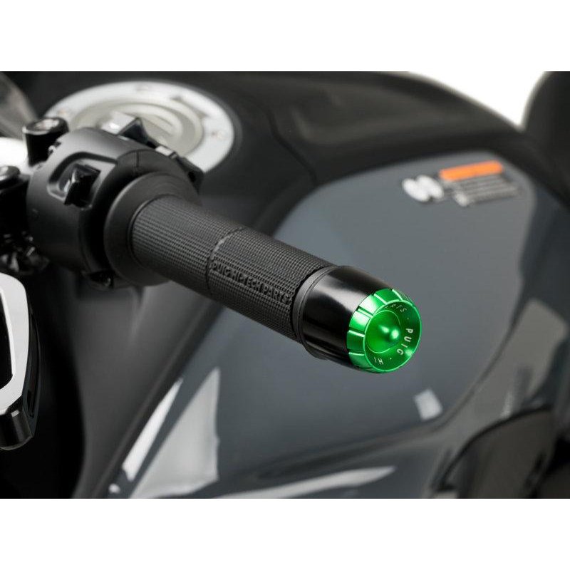 20442N - Puig Thruster Bar Ends For Kawasaki Ninja 650 2020-2025 - Black