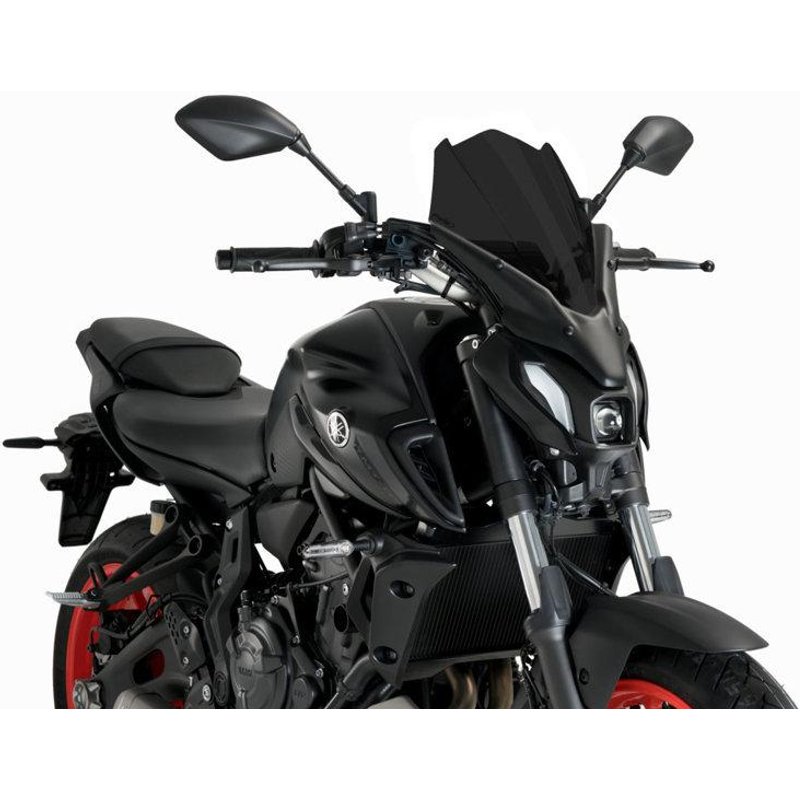20619F - Puig New Generation Touring Screen For Yamaha MT-07 2021-2024 - Dark Smoke