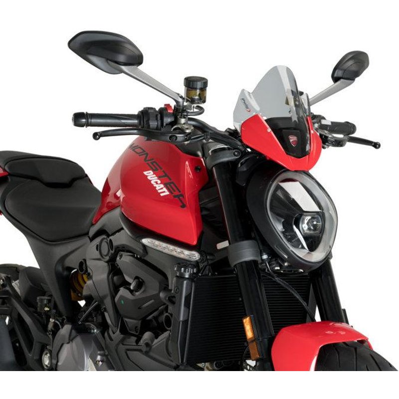 20688H - Puig Sport Screen For Ducati Monster 937 2021-2025 - Light Smoke