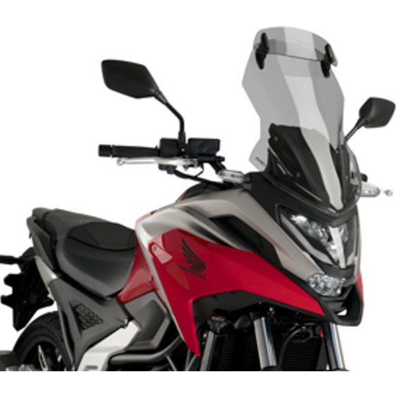 20753H - Puig Touring Screen With Extender For Honda NC750 DCT 2021-2024 - Light Smoke