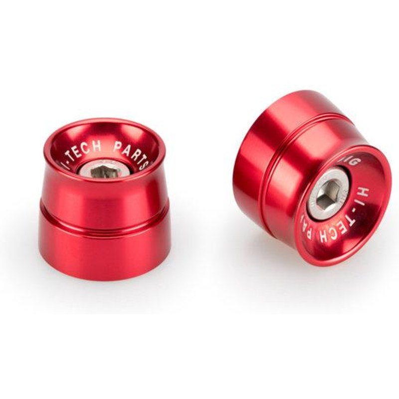 21013R - Puig Speed Bar Ends For Kawasaki ER6-F 2009-2016 - Red