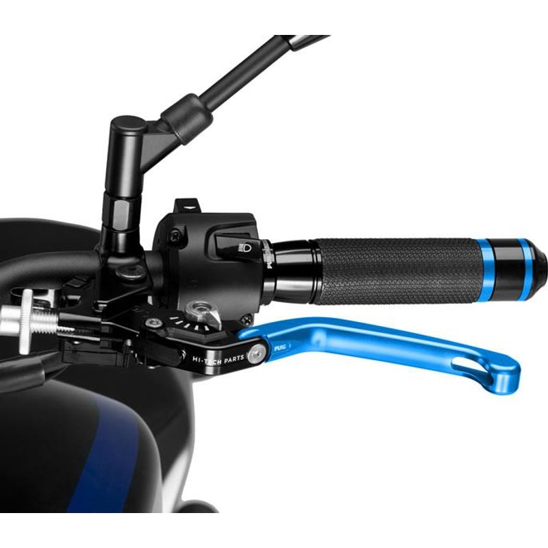 210AP - Puig Folding V3 Clutch Lever For Ducati 1098 2007-2008 - Blue With Silver Selector