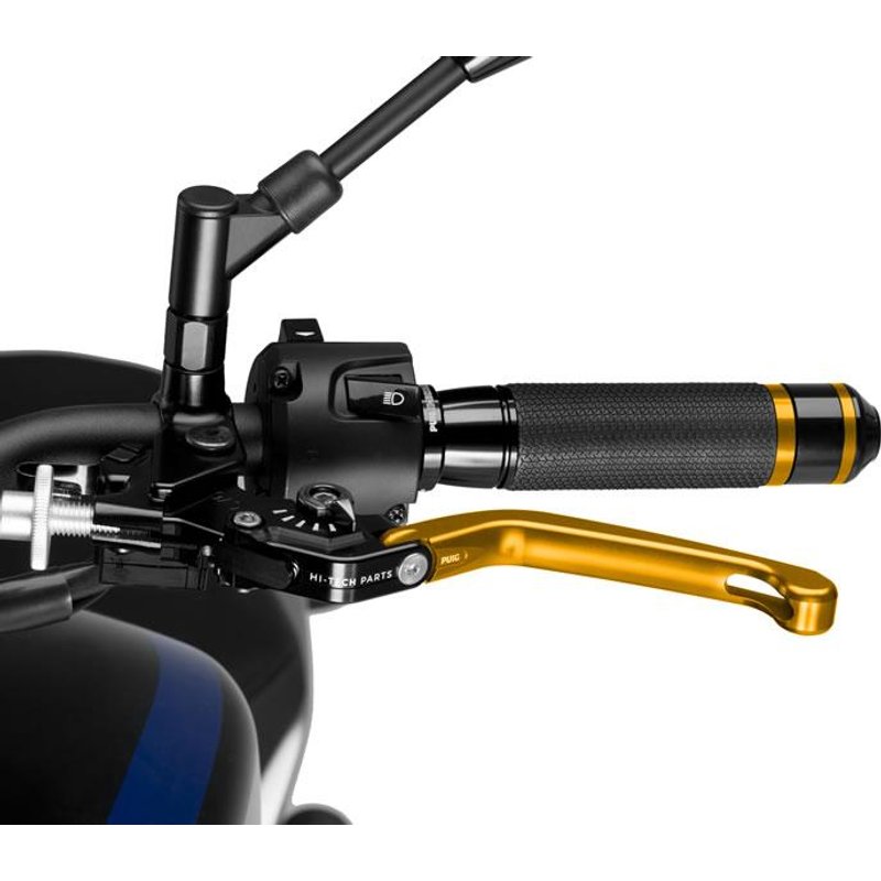 210ON - Puig Folding V3 Clutch Lever For Ducati 1098 2007-2008 - Gold With Black Selector