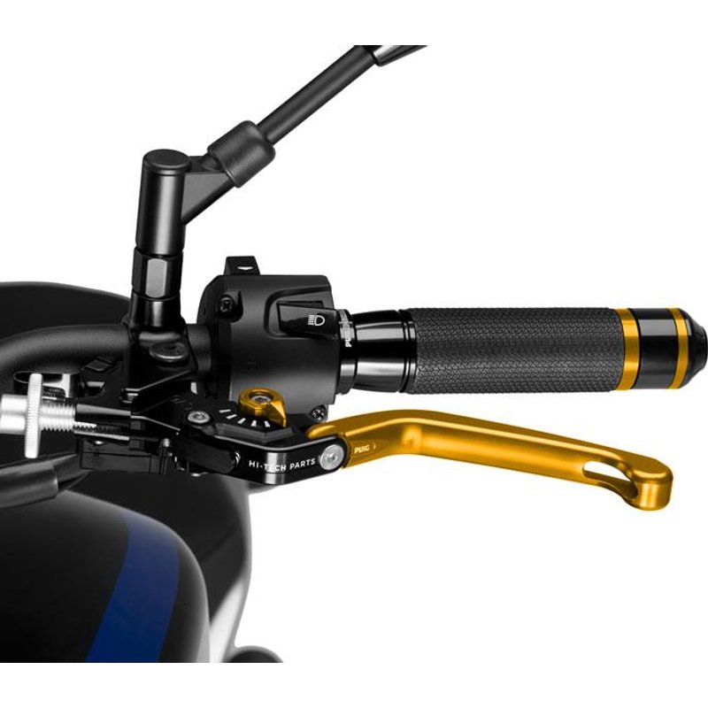 210OO - Puig Folding V3 Clutch Lever For Ducati 1098 2007-2008 - Gold With Gold Selector