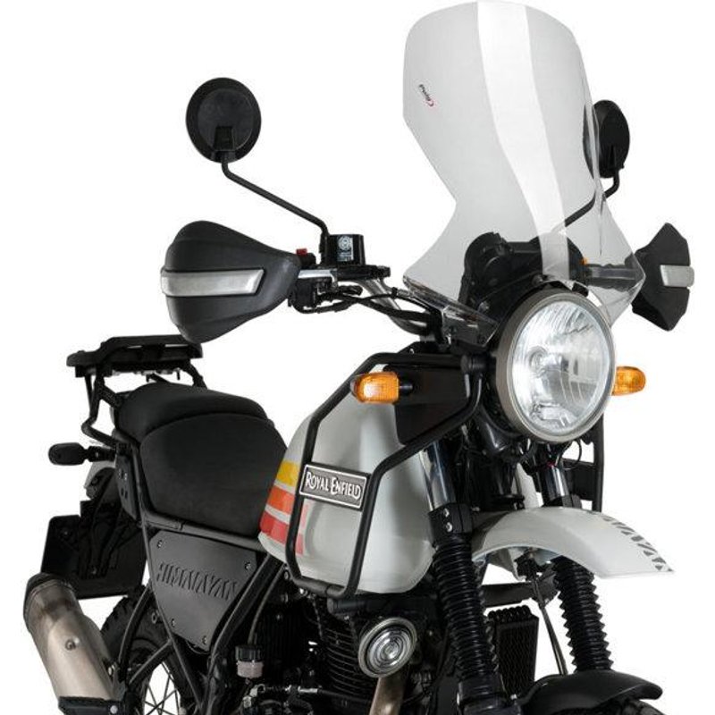 21463W - Puig Touring Screen For Royal Enfield Himalayan 410 2018-2020 - Clear