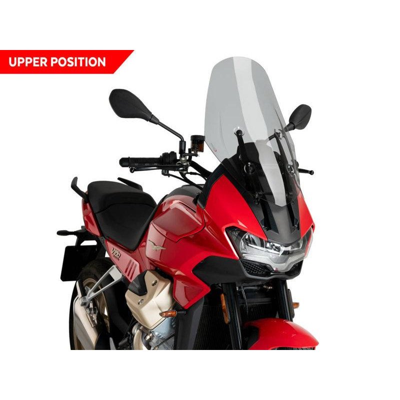 21484H - Puig Touring Screen For Moto Guzzi Stelvio 2024-2025 - Light Smoke