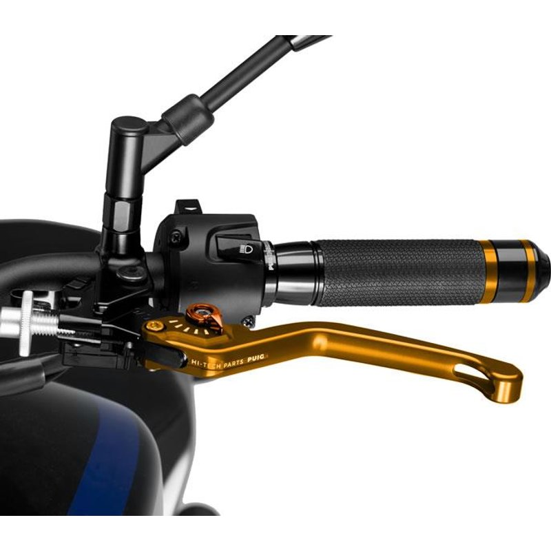 220OT - Puig Fixed V3 Clutch Lever For Ducati 1098 2007-2008 - Gold With Orange Selector