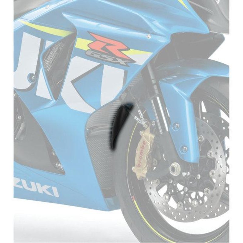 9938N - Puig Front Fender Extender For Suzuki GSX R 1000 2009-2016 - Black