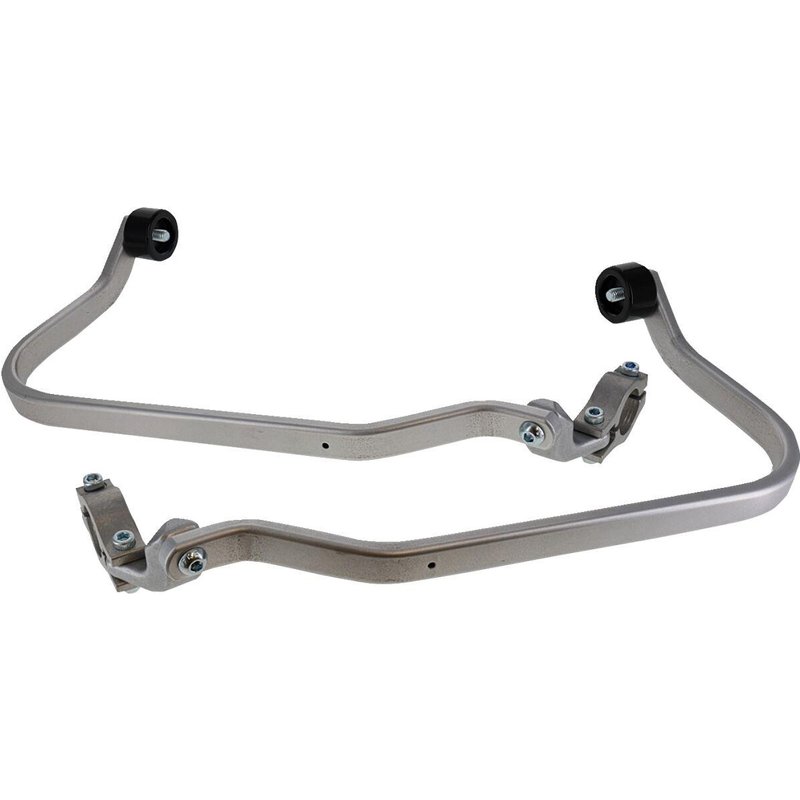 BHG-076-00-NP - Barkbusters Two Point Mount Handguard Hardware Kit For Kawasaki KLZ 1000 2019-2024 - Silver