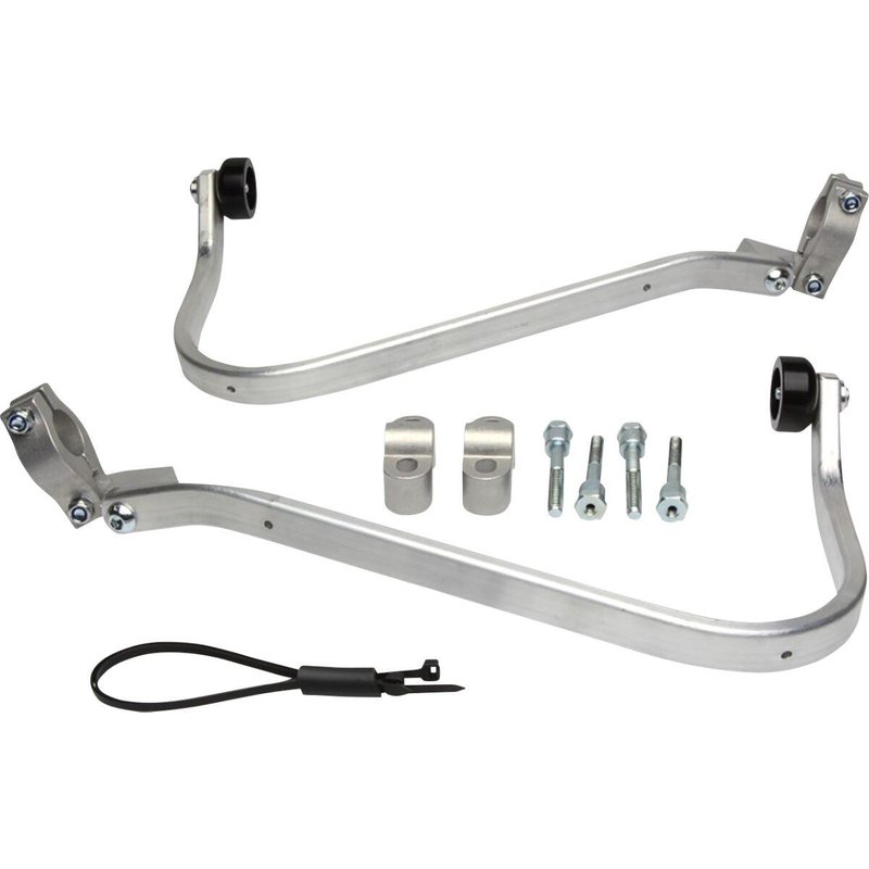 BHG-010-01-NP - Barkbusters Two Point Mount Handguard Hardware Kit For BMW G 650 GS 2009-2010 - Silver